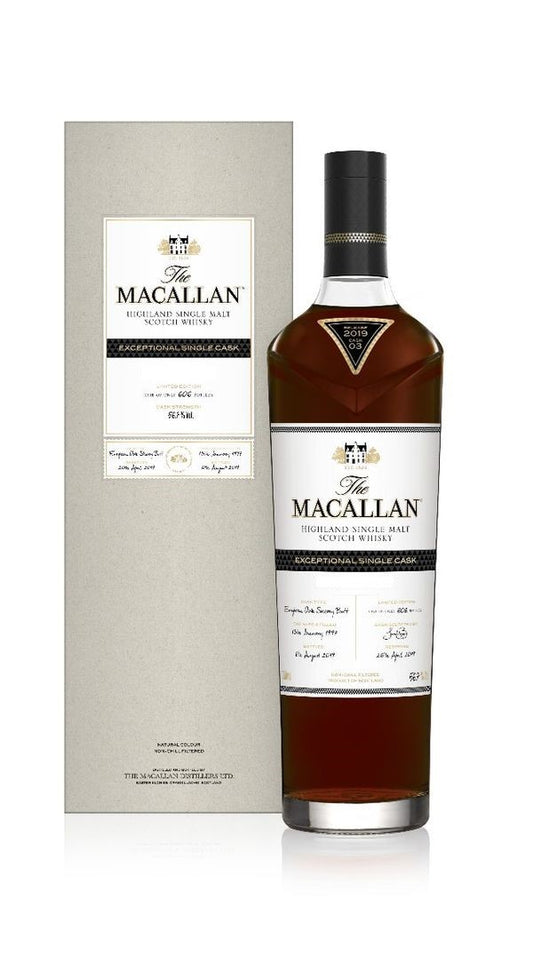 MACALLAN SCOTCH EXCEPTIONAL SINGLE CASK 2020/ESB-10935/02 LIMITED EDITION 750ML Spirits