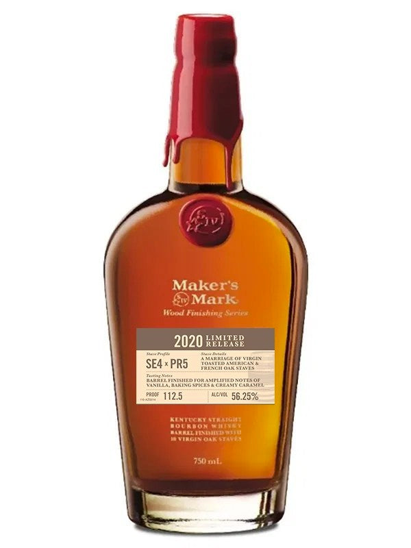 MAKERS MARK BOURBON WOOD FINISH SERIES SE4XPR5 LIMITED 2020 RELEASE KENTUCKY 750ML