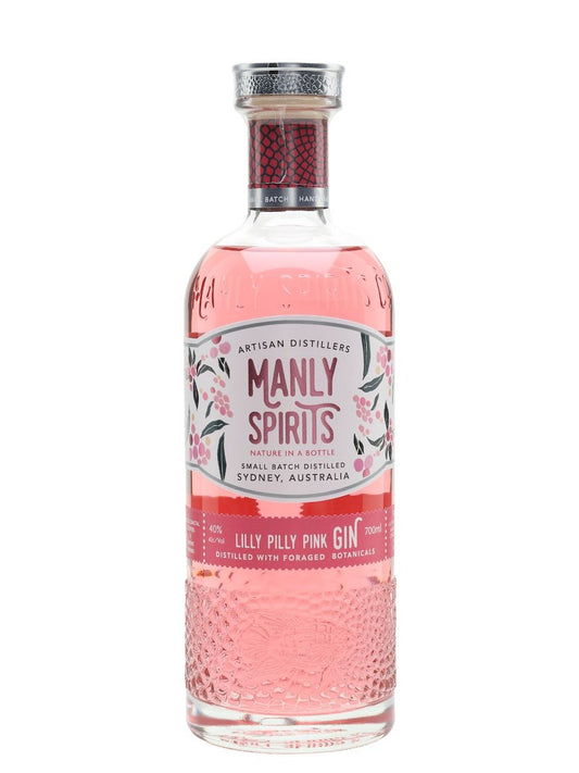 MANLY SPIRITS GIN SMALL BATCH LILLY PILLY PINK AUSTRALIA 700ML - Remedy Liquor