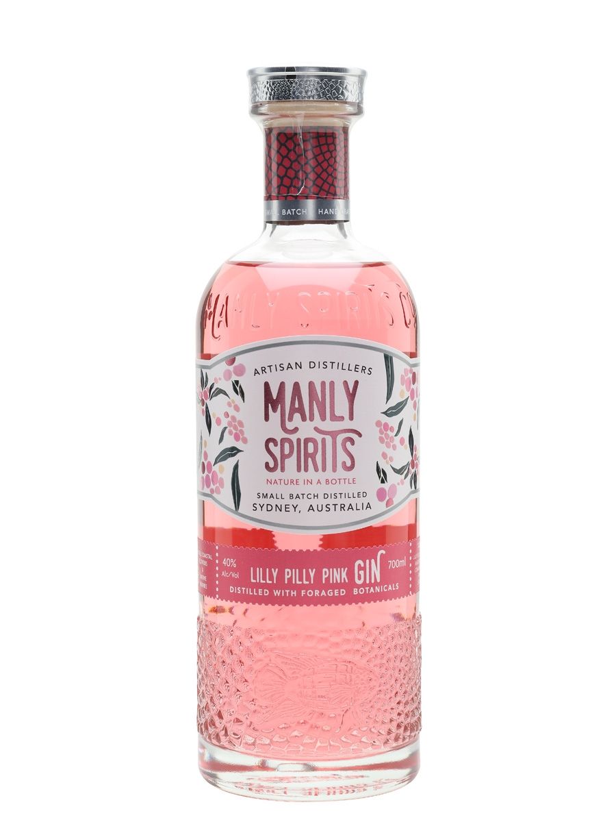MANLY SPIRITS GIN SMALL BATCH LILLY PILLY PINK AUSTRALIA 700ML - Remedy Liquor