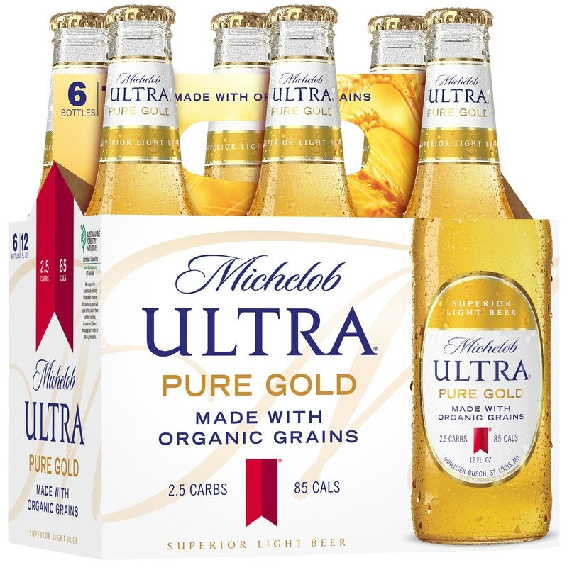 MICHELOB ULTRA PURE GOLD 6X12OZ BOT - Remedy Liquor