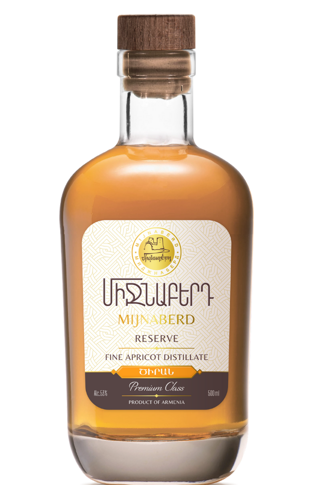 MIJNABERD BRANDY APRICOT RESERVE ARMENIA 3YR 750ML - Remedy Liquor