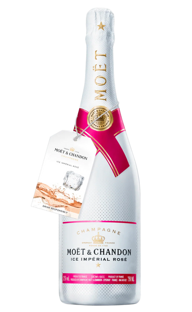 MOET & CHANDON CHAMPAGNE ICE IMPERIAL ROSE FRANCE 750ML