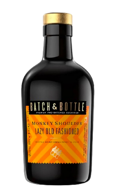 BATCH & BOTTLE MONKEY SHOULDER LAZY OLD FASHIONED COCKTAIL 375ML LIQ