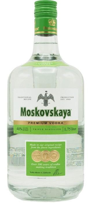 MOSKOVSKAYA VODKA PREMIUM RUSSIA 1.75LI - Remedy Liquor