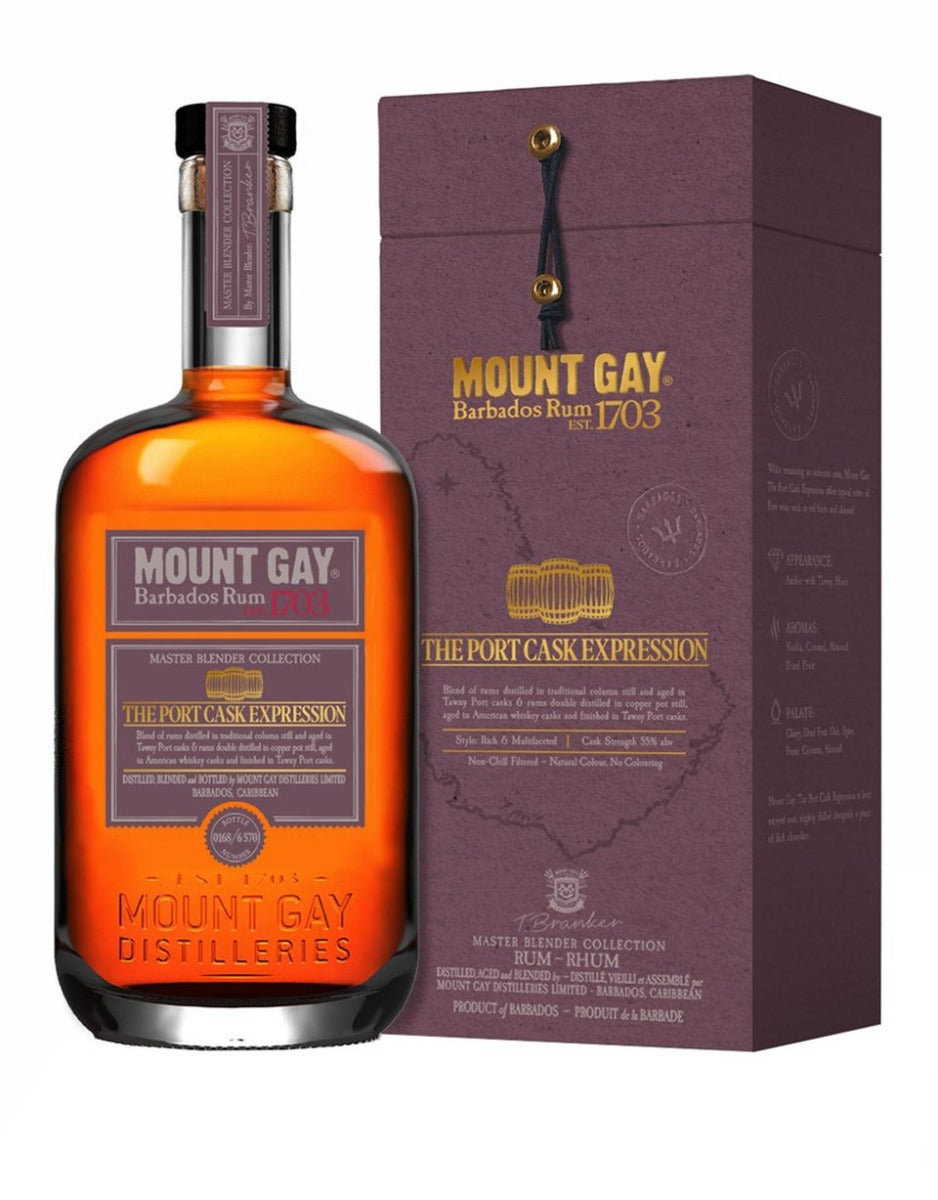 MOUNT GAY RUM MASTER COLLECTION #3 THE PORT CASK EXPRESSION BARBADOS 750ML Spirits