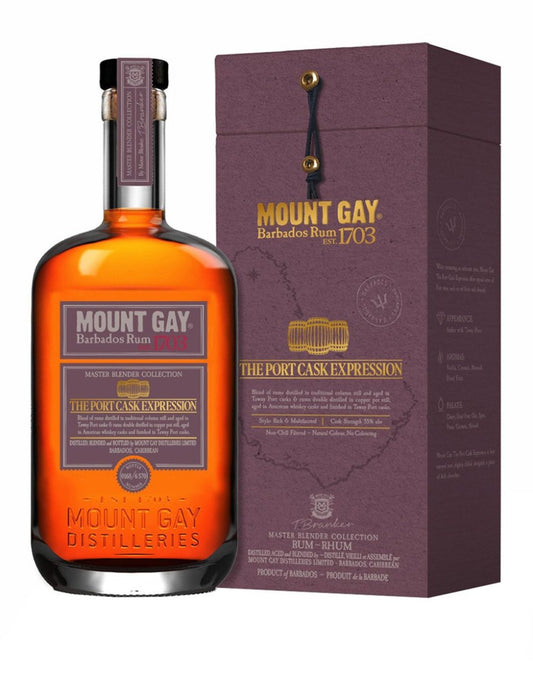 MOUNT GAY RUM MASTER COLLECTION #3 THE PORT CASK EXPRESSION BARBADOS 750ML Spirits