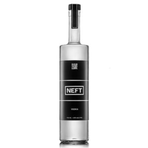 NEFT VODKA AUSTRIAN GLASS BOTTLE 750ML Spirits