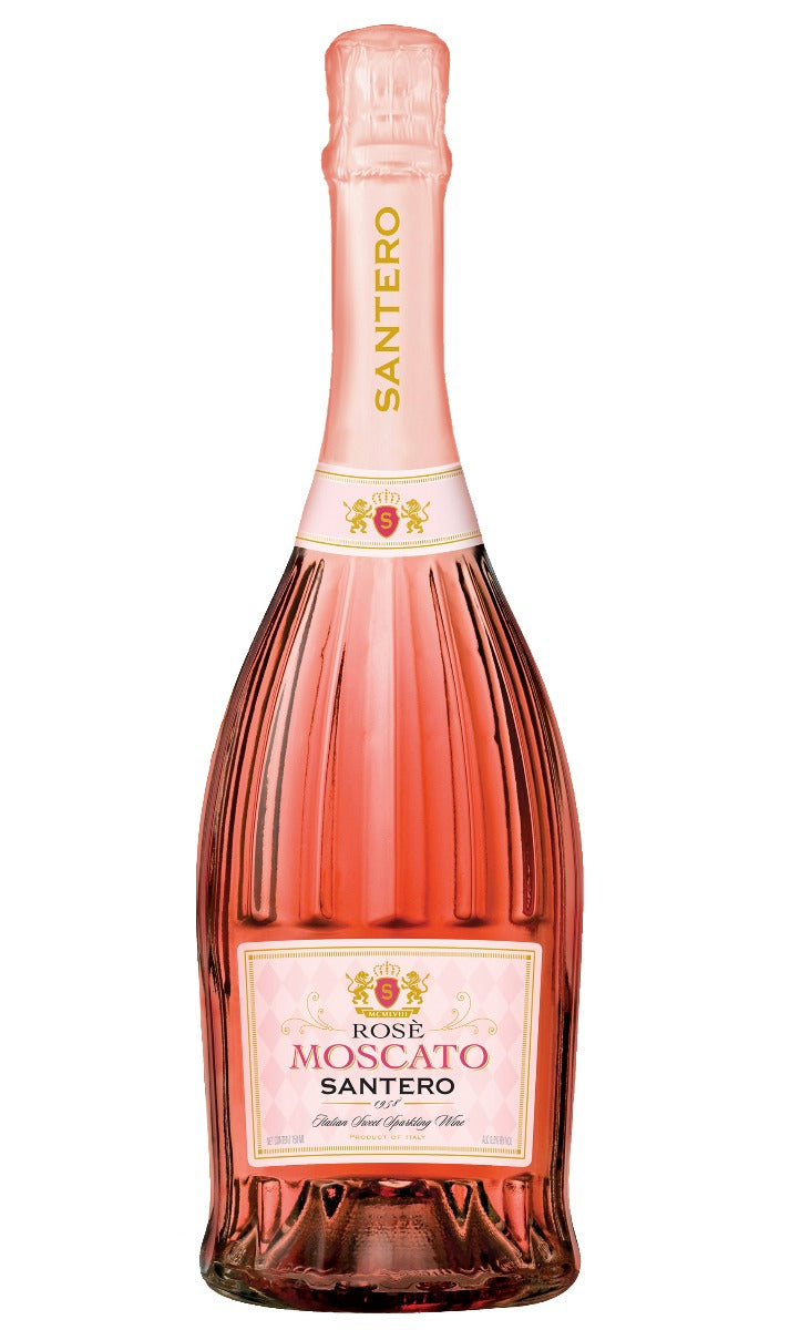 Moscatp Roses SANTERO MOSCATO SPARKLING ROSE SPUMANTI SEMI SWEET ITALY 750ML – Remedy ...