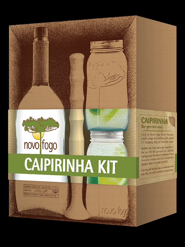 NOVO FOGO CACHACA SILVER CAIPIRINHA KIT 750ML - Remedy Liquor
