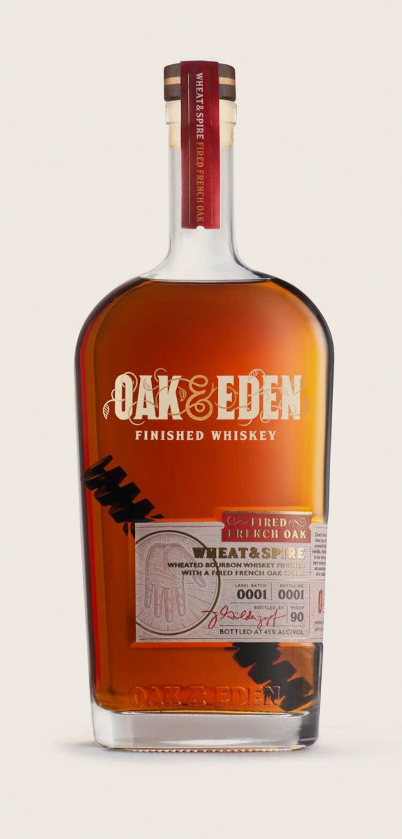 OAK & EDEN BOURBON WHEAT & SPIRE FIRED FRENCH OAK TEXAS 750ML Spirits