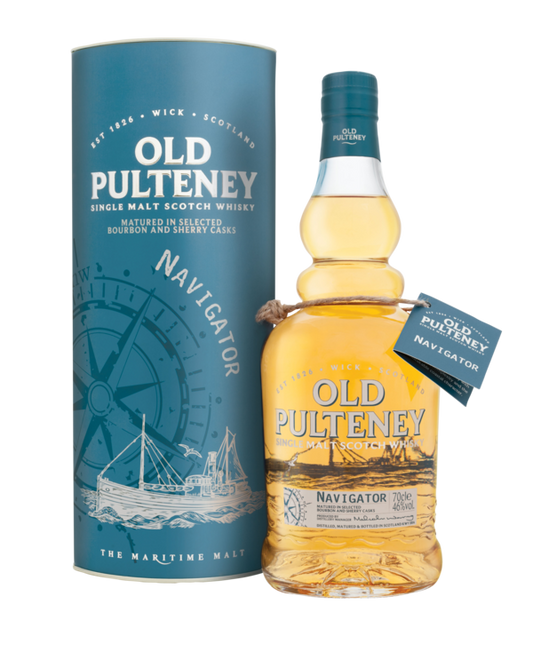 OLD PULTENEY NAVIGATOR SCOTCH SINGLE MALT MATURED IN BOURBON & SHERRY CASKS 750ML Spirits