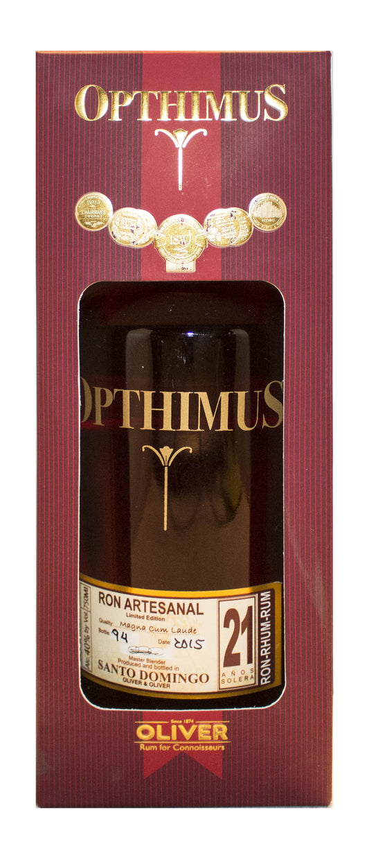 OPTHIMUS RUM RON ARTESANAL DOMINICAN REPUBLIC 21YR 750ML - Remedy Liquor