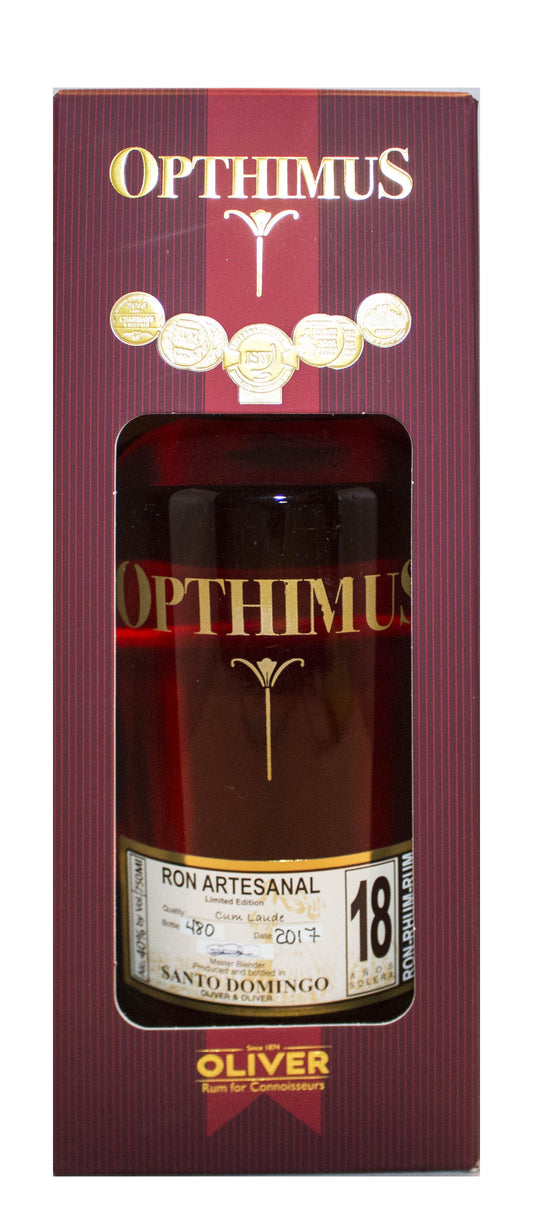 OPTHIMUS RUM RON ARTESANAL DOMINICAN REPUBLIC 18YR 750ML Spirits