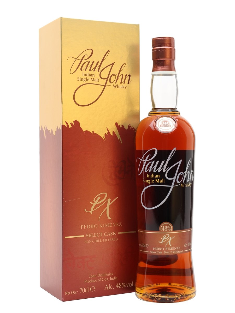 PAUL JOHN WHISKY SINGLE MALT PEDRO XIMENEZ CASK INDIA 750ML Spirits