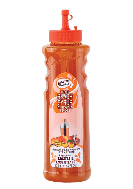MASTER MIXES PEACH SYRUP 375ML Spirits