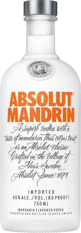 ABSOLUT VODKA MANDRIN SWEDEN 750ML - Remedy Liquor