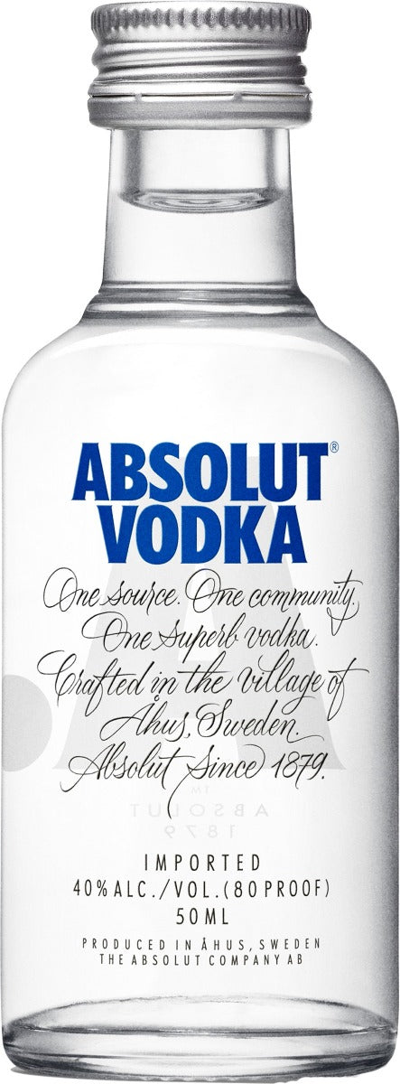 ABSOLUT VODKA SWEDEN 50ML - Remedy Liquor