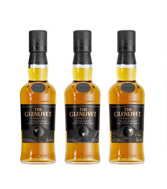 GLENLIVET SPECTRA SCOTCH SINGLE MALT 3X200ML Spirits
