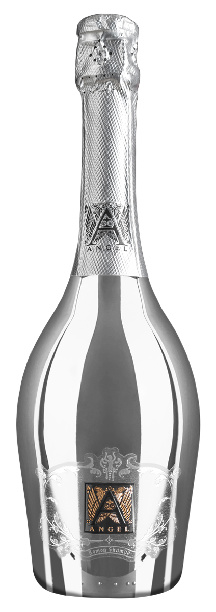 ANGEL PLATINUM SPARKLING WINE WHITE SEMI SWEET UKRAINE 750ML - Remedy Liquor