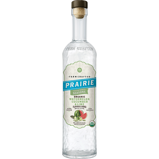 PRAIRIE VODKA SUSTAINABLE SEASONS ORGANIC WATERMELON CUCUMBER AND LIME FLAVOR MINNESOTA 750ML Spirits