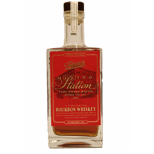 OLD DOMINICK HULING STATION BOURBON 100PF TENNESSEE 750ML Spirits