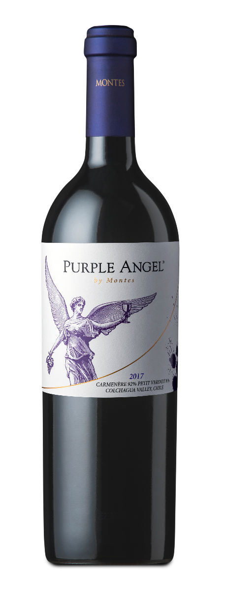 PURPLE ANGEL BY MONTES RED WINE COLCHAGUA VALLEY CHILE 2020