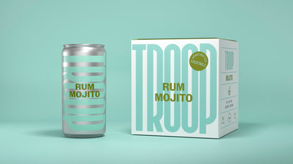 TROOP BEVERAGE RUM MOJITO 4X200ML Spirits