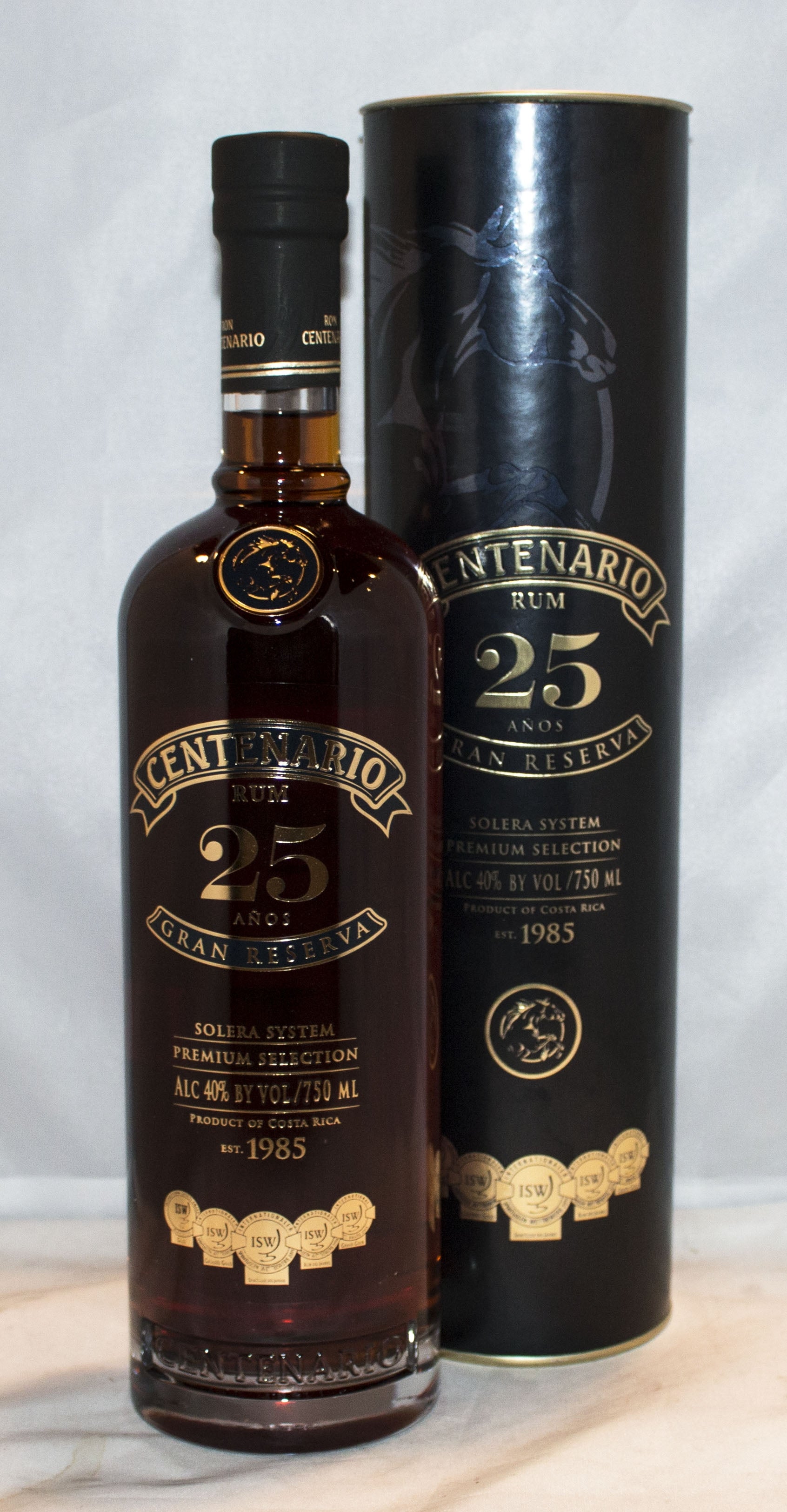 RON CENTENARIO RUM GRAN RESERVA 25YR 750ML – Remedy Liquor