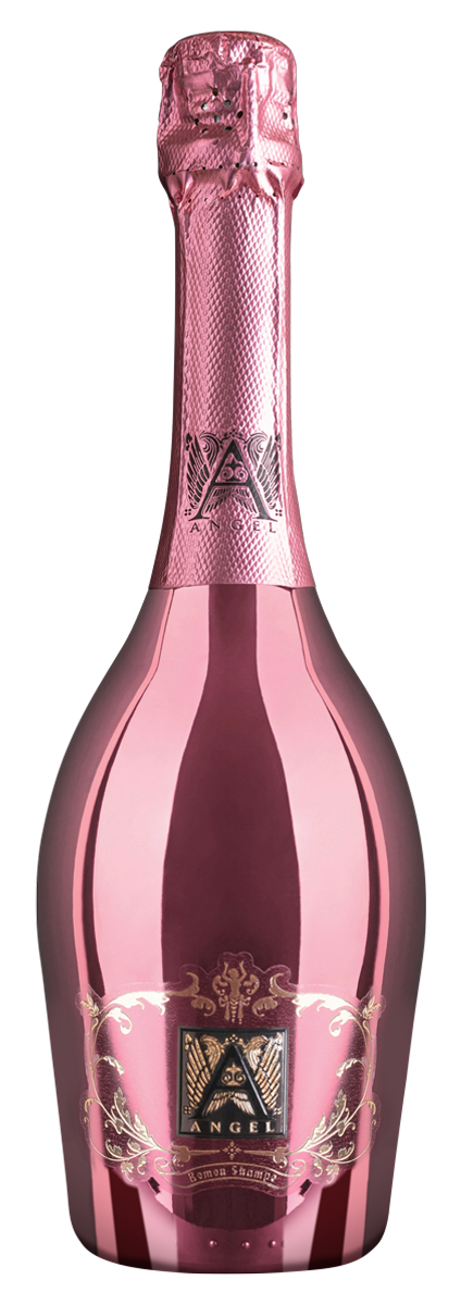 ANGEL ROSE SPARKLING WINE ROSE SEMI SWEET UKRAINE 750ML - Remedy Liquor