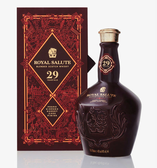 CHIVAS BROTHERS ROYAL SALUTE SCOTCH BLENDED PEDRO XIMENEZ SHERRY CASK FINISH 29YR 750ML Spirits