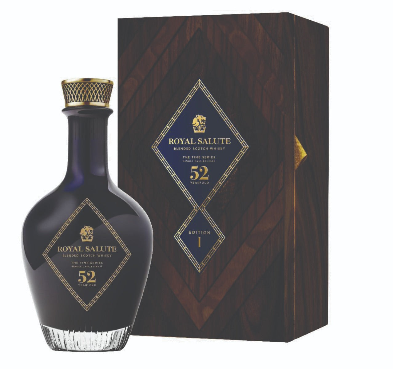CHIVAS BROTHERS ROYAL SALUTE SCOTCH BLENDED SINGLE CASK TIME SERIES EDITION 1 52YR 750ML Spirits
