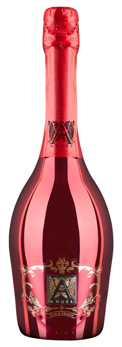 ANGEL RUBY SPARKLING WINE RED SEMI SWEET UKRAINE 750ML Wine