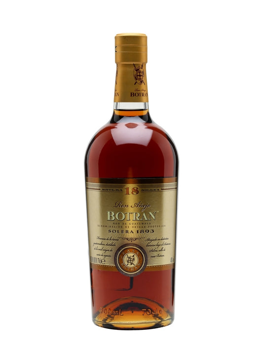 RON BOTRAN RUM ANEJO1893 SOLERA GRAN RSV 18YR 750ML