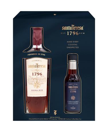 SANTA TERESA RUM 1796 ANTIGUO SOLERA GIFT PACK W/ BITTERS VENEZUELA 750ML Spirits