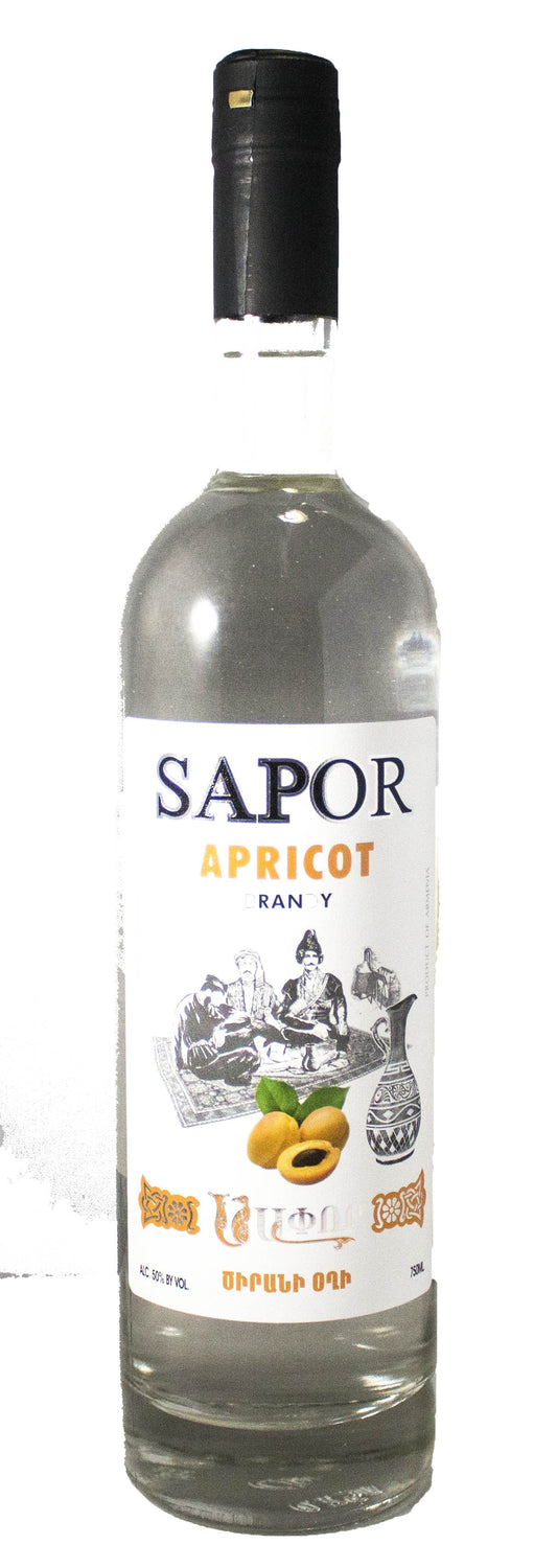 SAPOR VODKA APRICOT (OGHI) ARMENIA 100PF 750ML Spirits