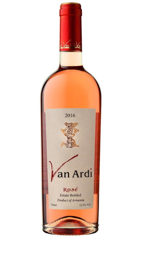 VAN ARDI ROSE WINE DRY ESTATE BOTTLED ARMENIA NV 750ML