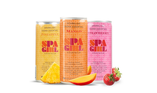 SPA GIRL COCKTAILS BOOZY POPS VARIETY PK PINEAPPLE MANGO STRAWBERRY 4 OF EACH 12PK Spirits