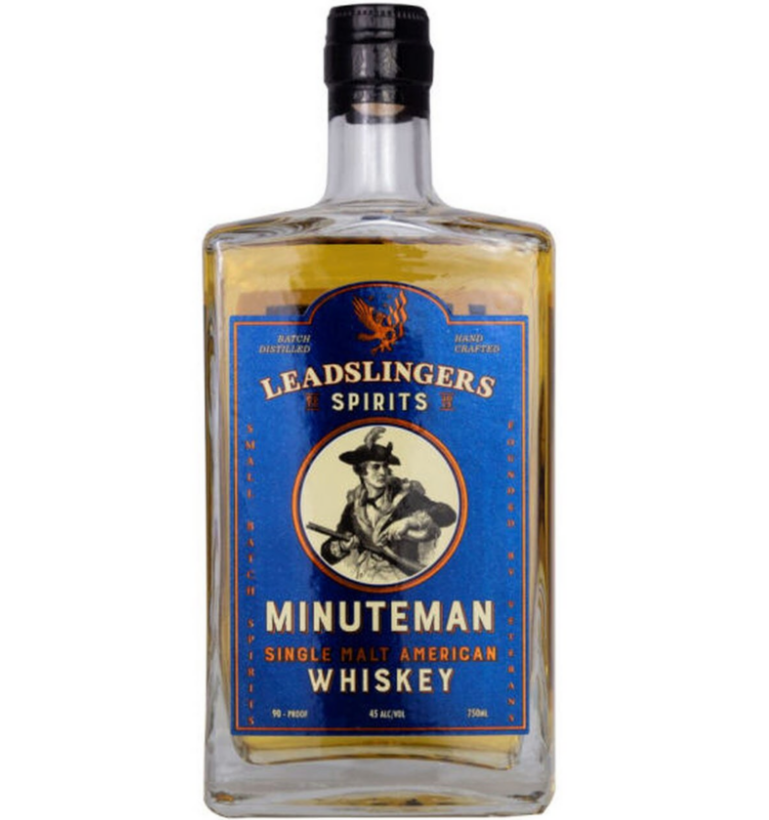 LEADSLINGERS MINUTEMAN WHISKEY SINGLE MALT VETERAN OWNED OKLAHOMA 750M ...