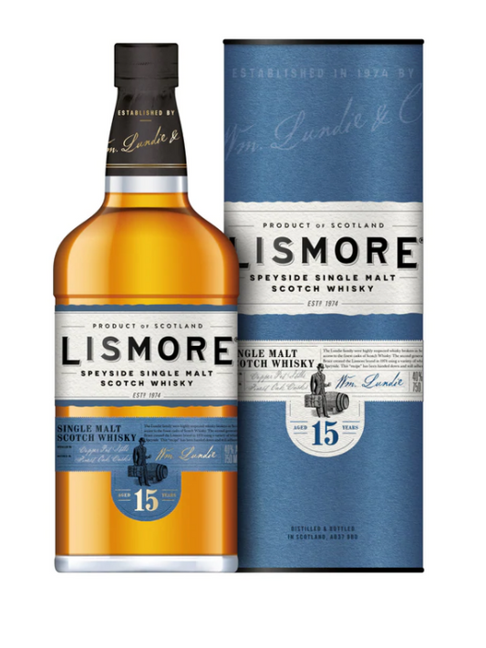 LISMORE SCOTCH SINGLE MALT 15YR 750ML Spirits