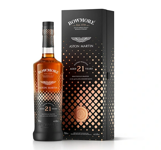 BOWMORE SCOTCH SINGLE MALT ASTON MARTIN EDITION MASTERS SELECTION 21YR 750ML Spirits