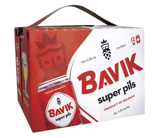 BAVIK SUPER PILSNER BELGIUM 12X12OZ CANS