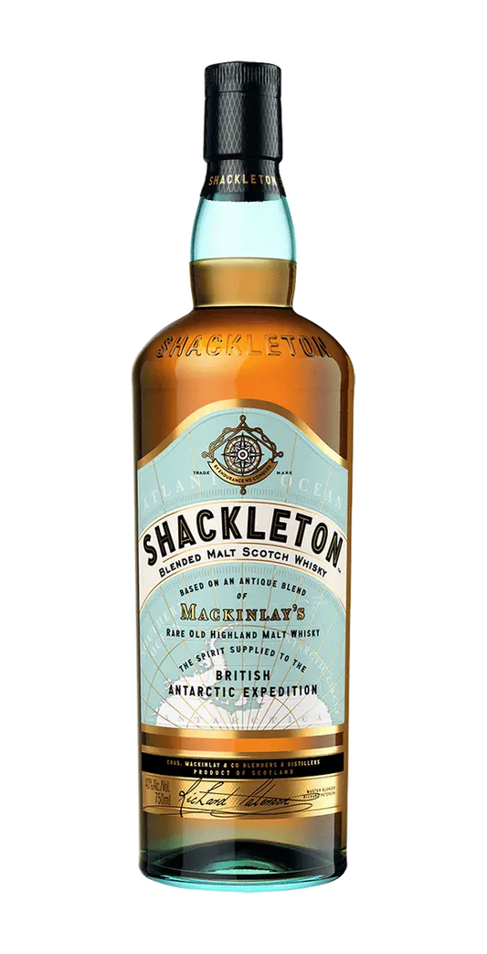 SHACKLETON SCOTCH BLENDED MACKINLAY'S RARE OLD HIGHLAND 750ML Spirits