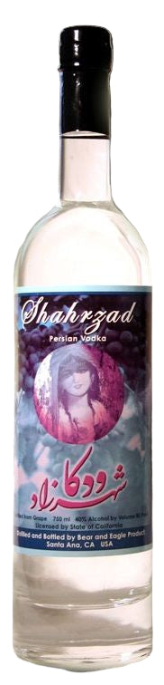 SHAHRZAD VODKA PERSIAN STYLE CALIFORNIA 750ML Spirits
