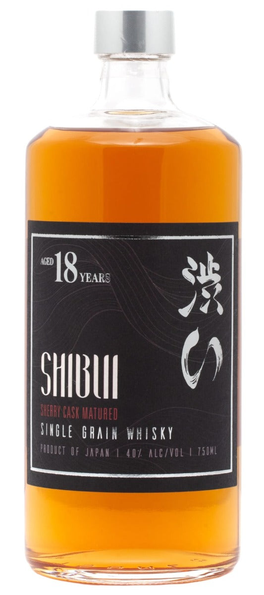 SHIBUI WHISKEY SINGLE GRAIN SHERRY CASK MATURED JAPAN 18YR 750ML