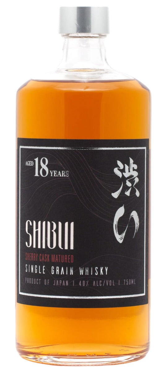 SHIBUI WHISKEY SINGLE GRAIN SHERRY CASK MATURED JAPAN 18YR 750ML Spirits
