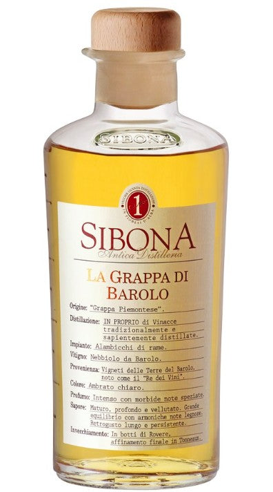 SIBONA LA GRAPPA DI BAROLO ITALY 1LI Spirits