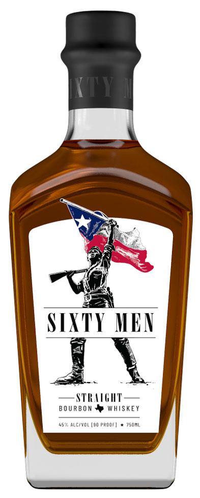 SIXTY MEN BOURBON TEXAS 750ML Spirits