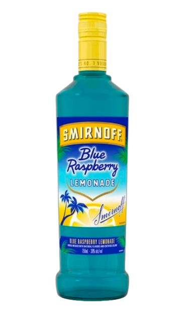 SMIRNOFF VODKA BLUE RASPBERRY LEMONADE 750ML LIQ