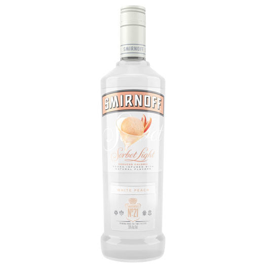 SMIRNOFF VODKA SORBET LIGHT WHITE PEACH 750ML Spirits